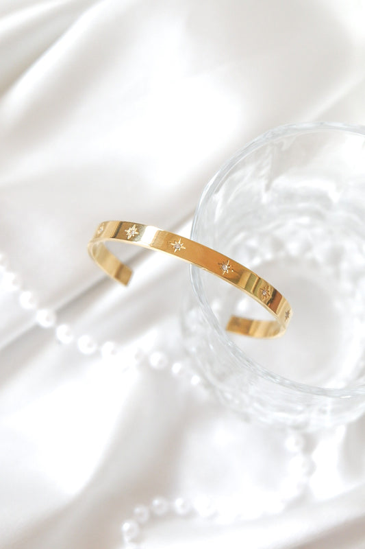 BACKORDER Faye Bangle (Gold)