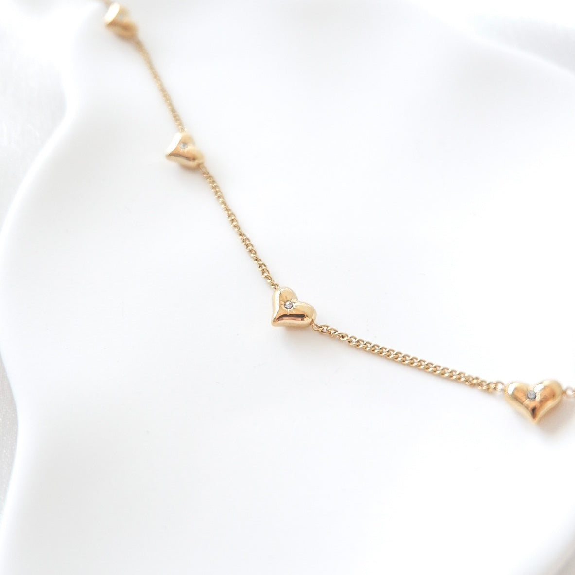 Mila Hearts Bracelet (Gold)