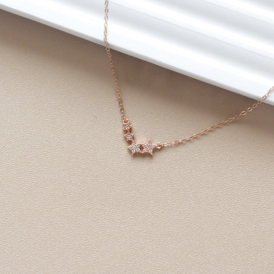 Asteria Necklace (Rose Gold)