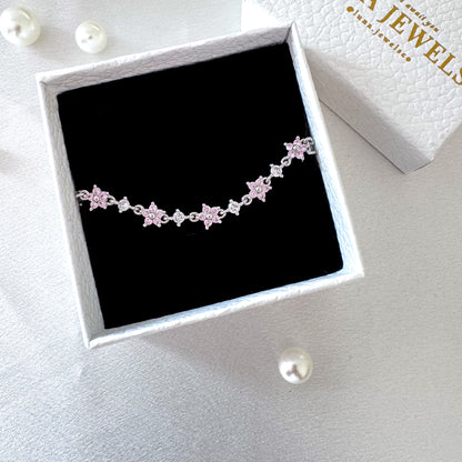 Sakura Starry Night Bracelet (Silver)