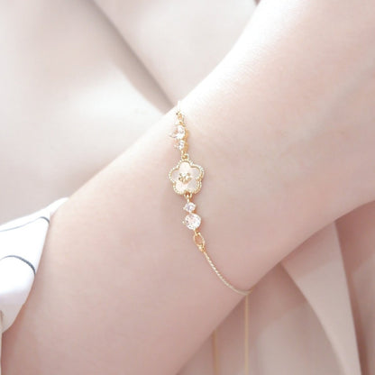 Daisy Adjustable Bracelet (Gold)